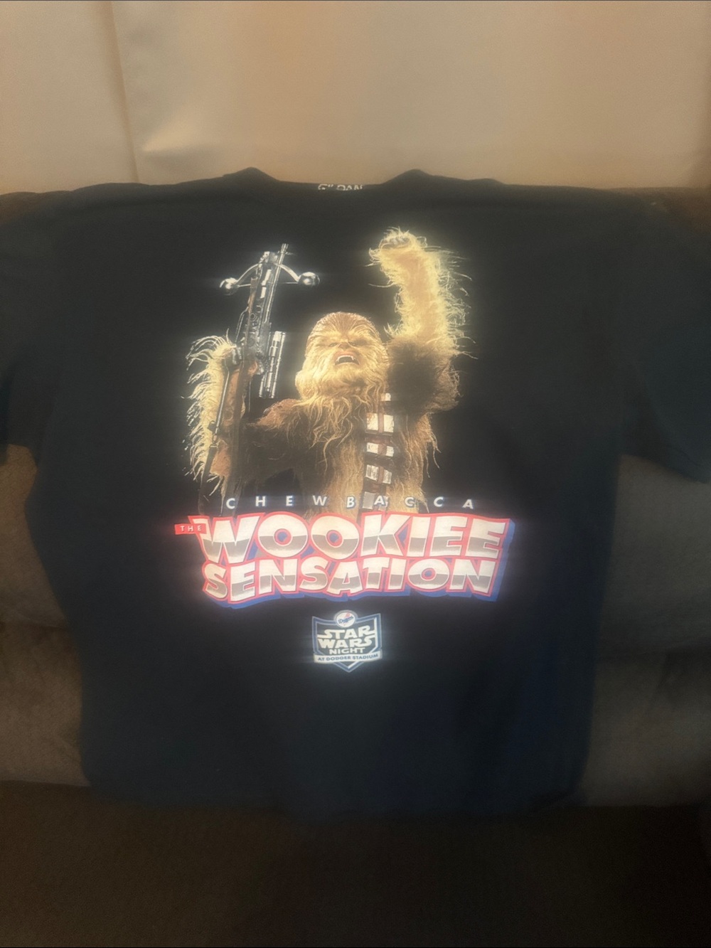 Gildan Black Chewbacca Wookiee Sensation Short Sleeve Tee